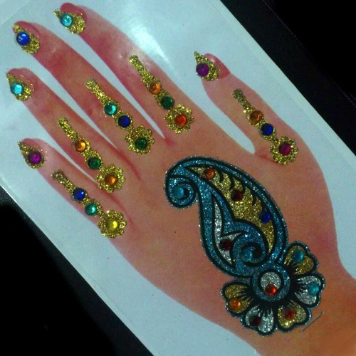 Bollywood hand sticker - bollywood,