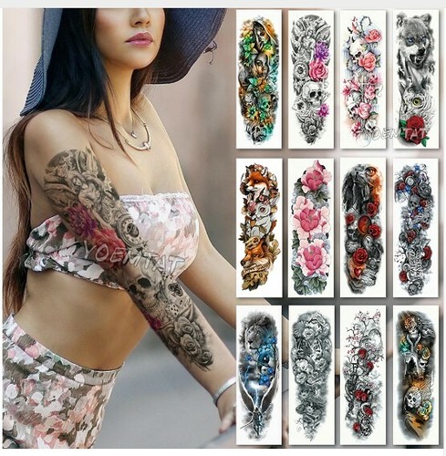 Temporary tattoo water body - bj,