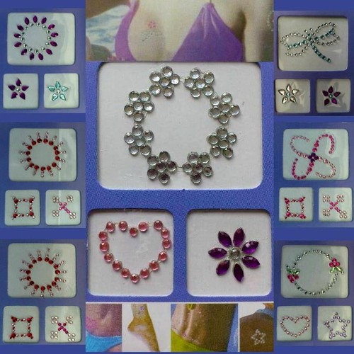 Body jewelry sticker - body,