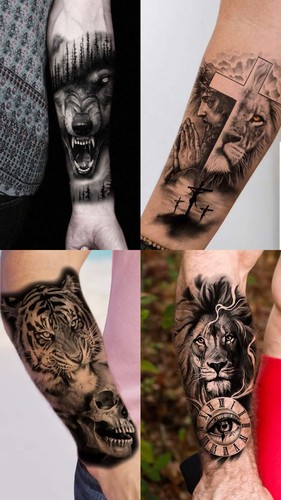 Temporäre tattoos körper - temporäre,